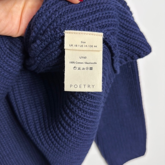 POETRY Cotton Tape Funnel Neck Sweater - Picture 7 of 7